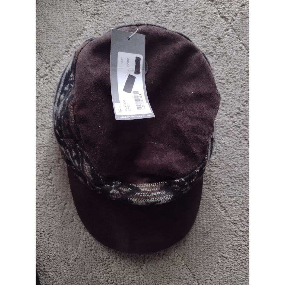 NWT Scala Multi-color Blanket Wool Cadet Cap Hat - Picture 11 of 14